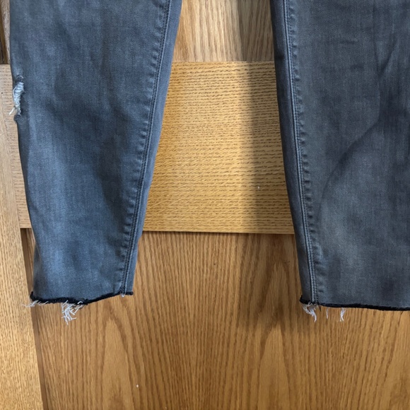 Spanx Gray Distressed Denim Jean Legging Jegging Size Medium - Picture 4 of 7